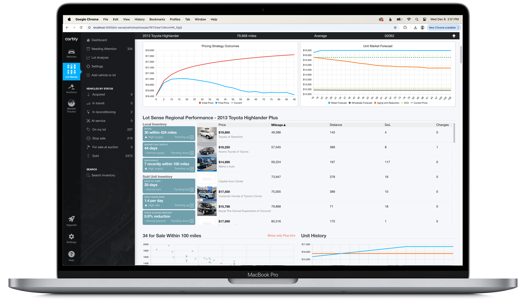 Lot Sense screenshot